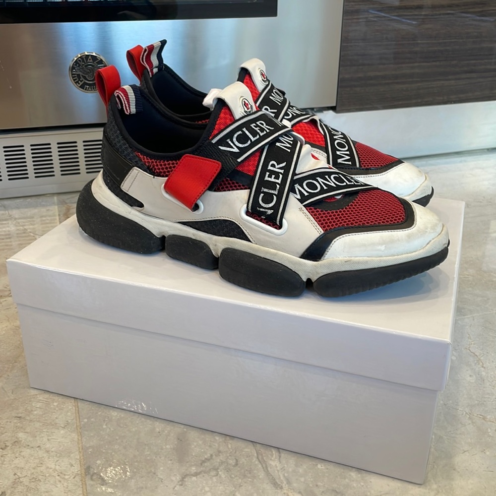 Moncler Men’s Bakary Scarpa Running Sneakers - Size 44/US 11/UK 10